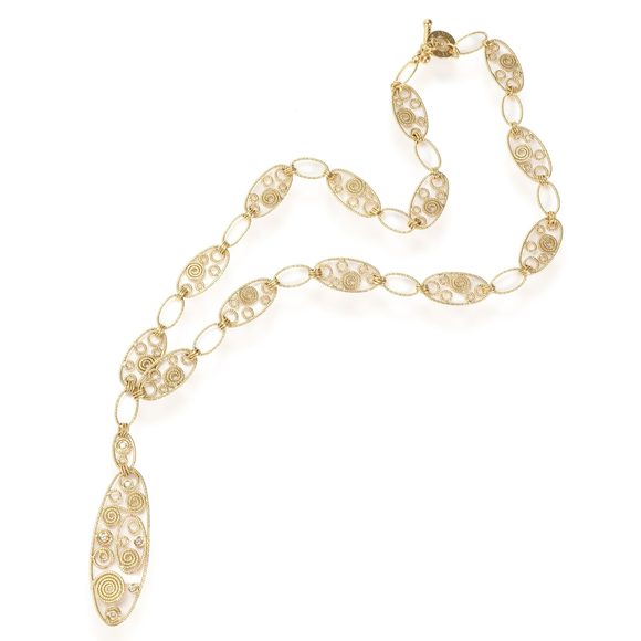 Roberto Coin Bollicine Necklace Necklace in 18k Yellow Gold - Picture 2 of 2